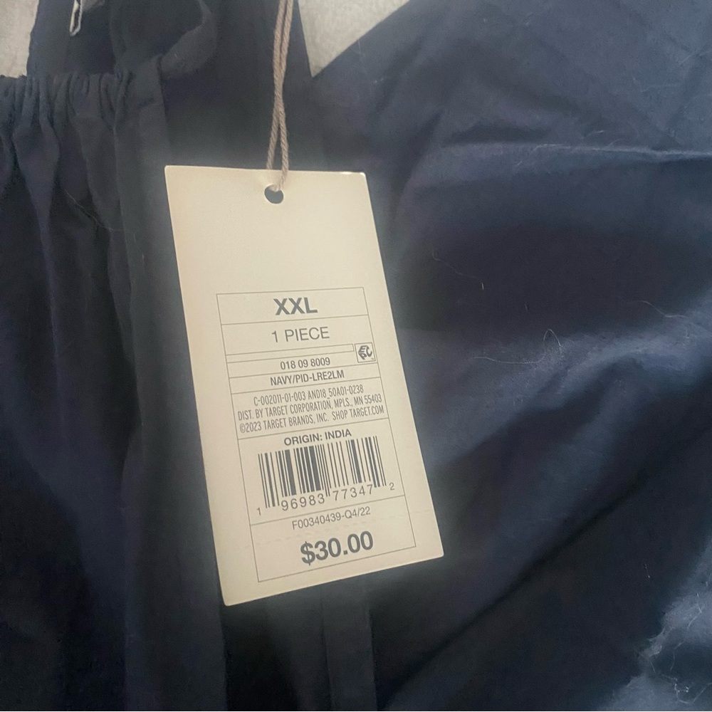 A new day sleeveless poplin dress navy size XXL NWT - Picture 5 of 10